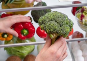 Zelenina v lednici