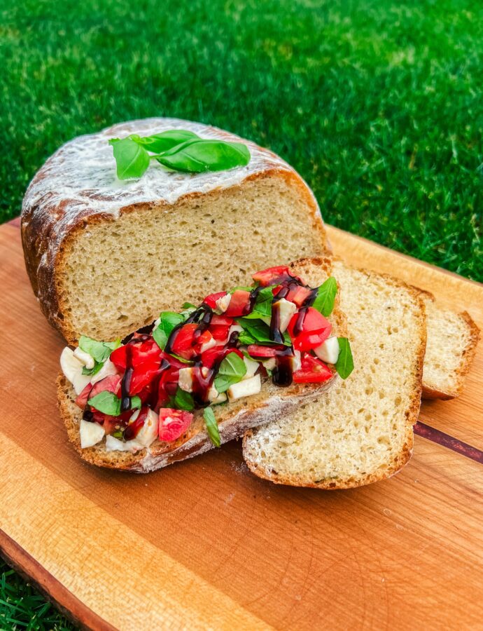 Italský bílý chléb – Pane casareccio